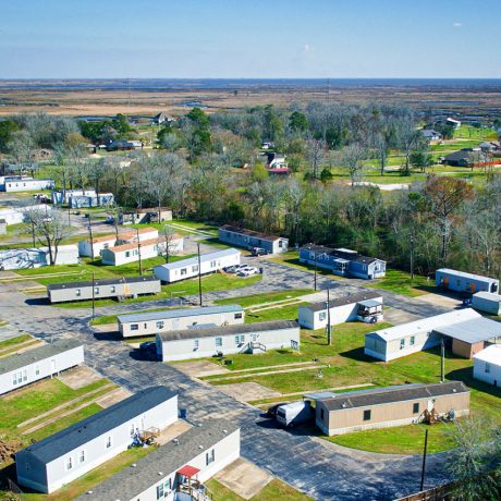 aerial view of Shady Estates